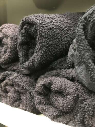 Scheren met mes & hot towel
